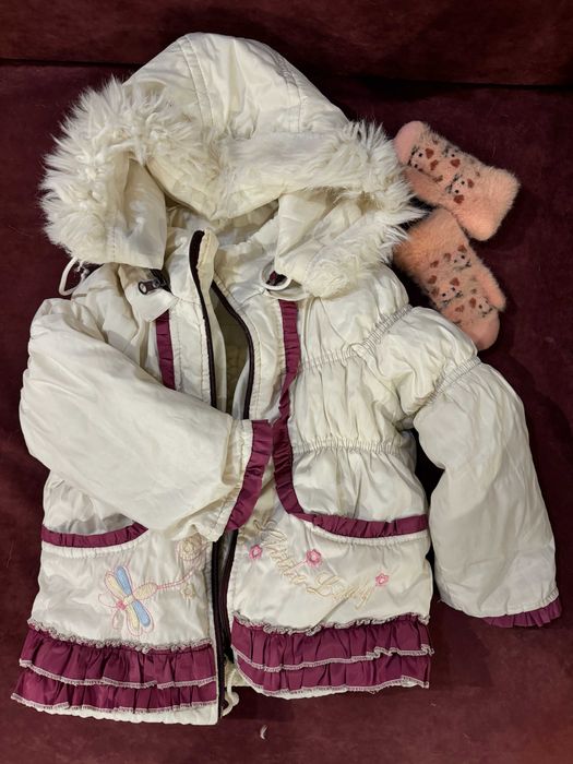 костюм зимовий на 3-4 роки дівчинці р 98