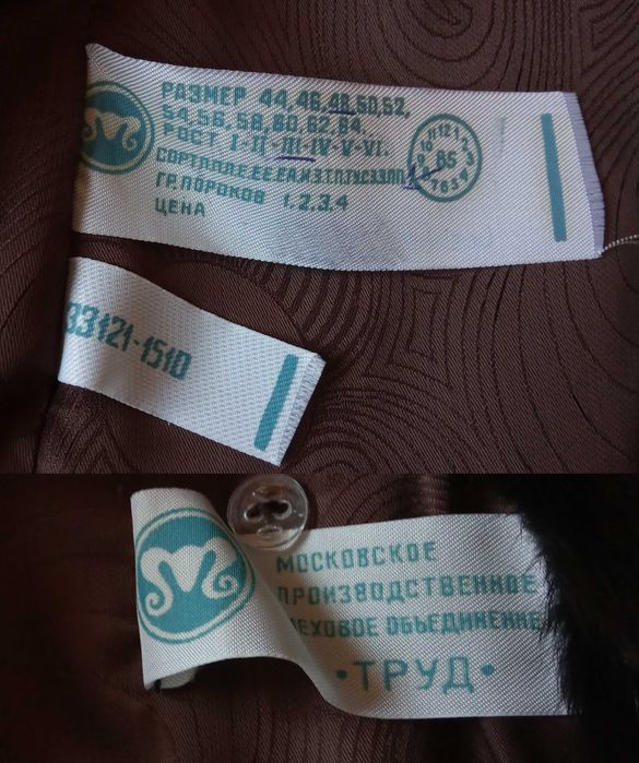 Шуба беличья/из белки СССР