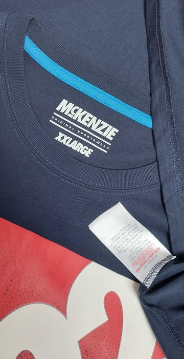 Bawełniana granatowa koszulka męska MCKENZIE, R. 2XL