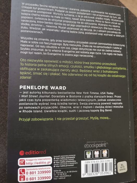 Książka pt Grzechy Sevina
