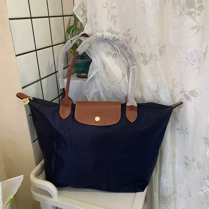 Longchamp Le Pliage Original L granatowa   L