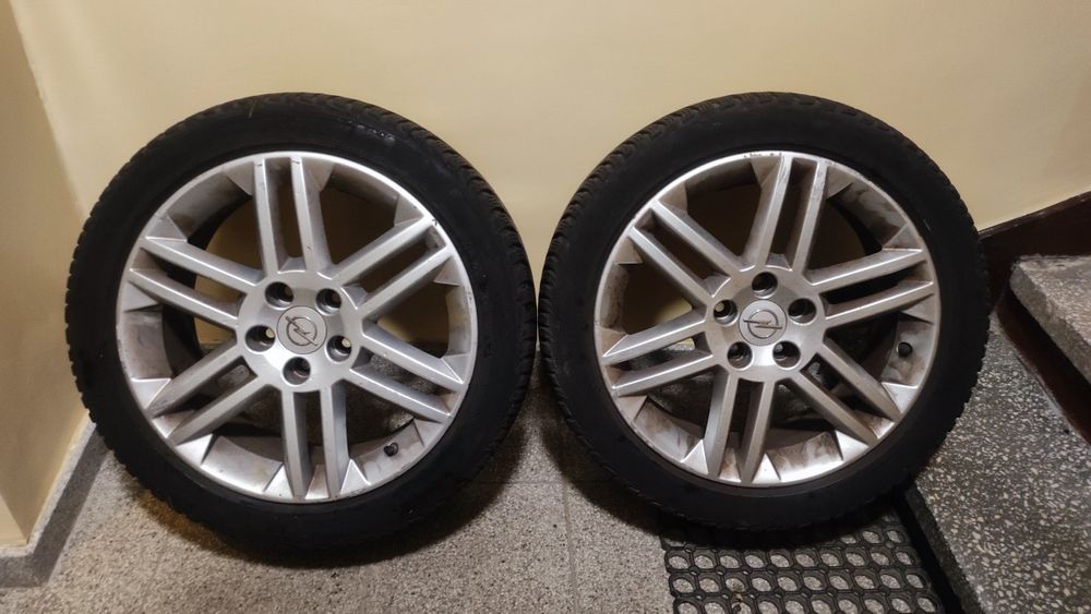 Alufelgi Felgi 17 5x110 z 2 kompletami opon Opel Vectra cn