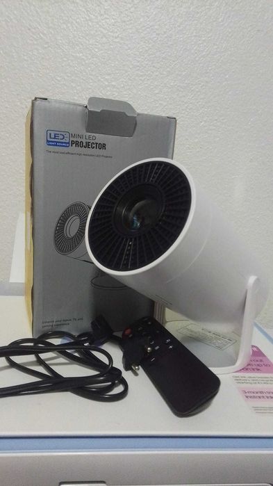 Projetor Mini LED AMX100 NOVO – Wi-Fi + HDMI/USB | Cinema em Casa