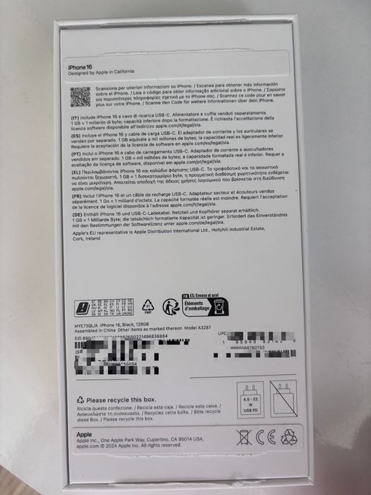 Iphone 16 Selado