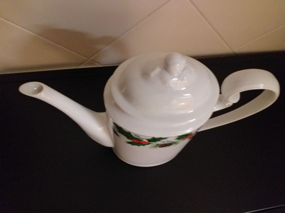 NOVO,Bule jarro café SPA azevinho,perfeito para Natal,EM MÃOveja zonas