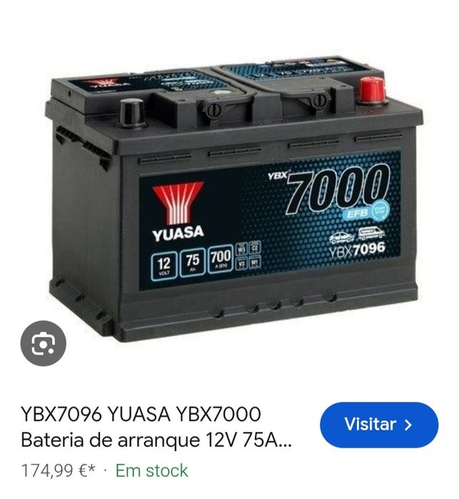 Bateria completamente impecável