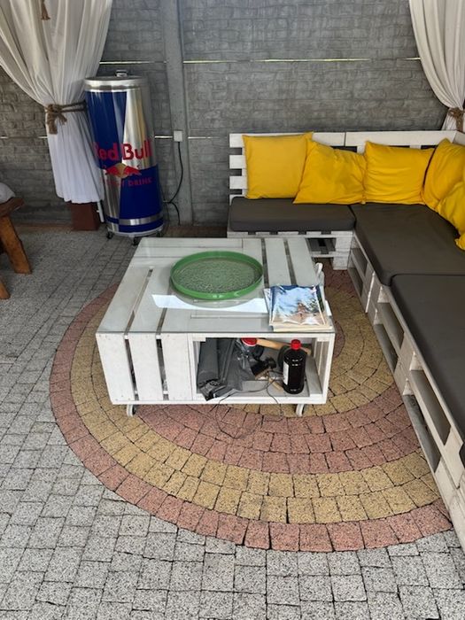 Naroznik ogrodowy z palet