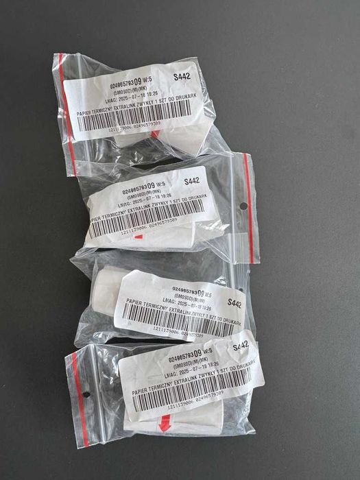 Papier termiczny do kas fiskalnych 56 mm - 11 rolek