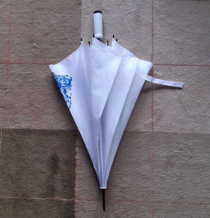 Parasol biały do ślubu nowy