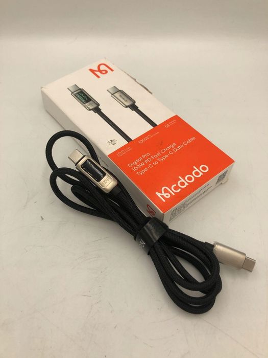 Kabel USB-C Mcdodo 100W Szybkie Ładowanie Wyświetlacz LED Typ-C