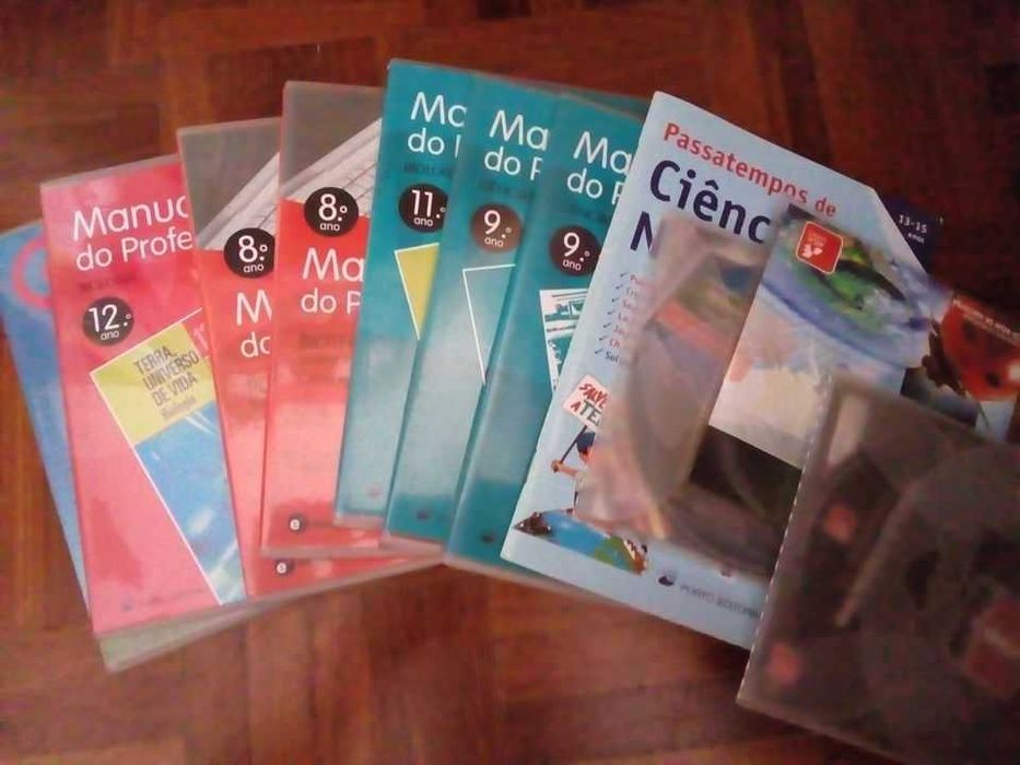 NOVOS [8º até 12º ano] - Manuais Professor / Cadernos Atividades / Cds