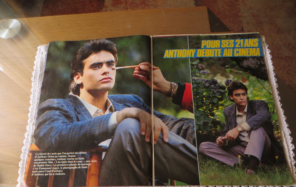 Revista Música  Salut  1985 -  Sting Depache Mode e Michel Sardou