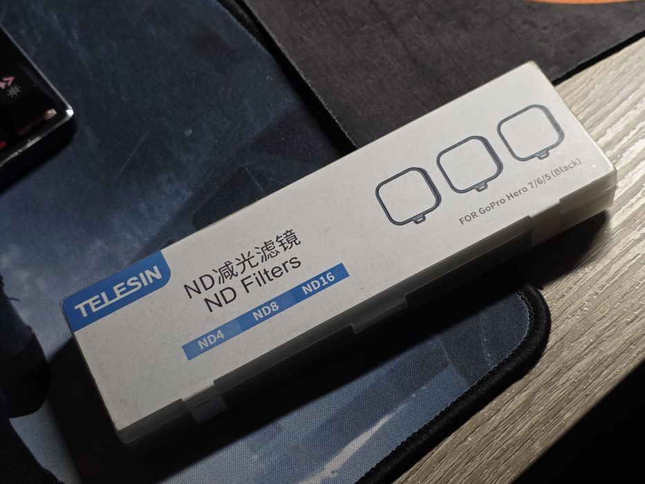 Nd фільтри Telesin для GoPro Hero 5, 6, 7
