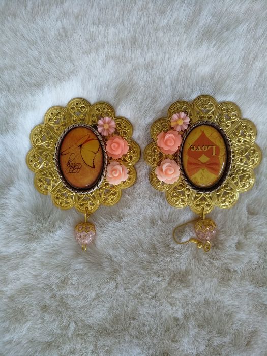 Brincos artesanais Vintage