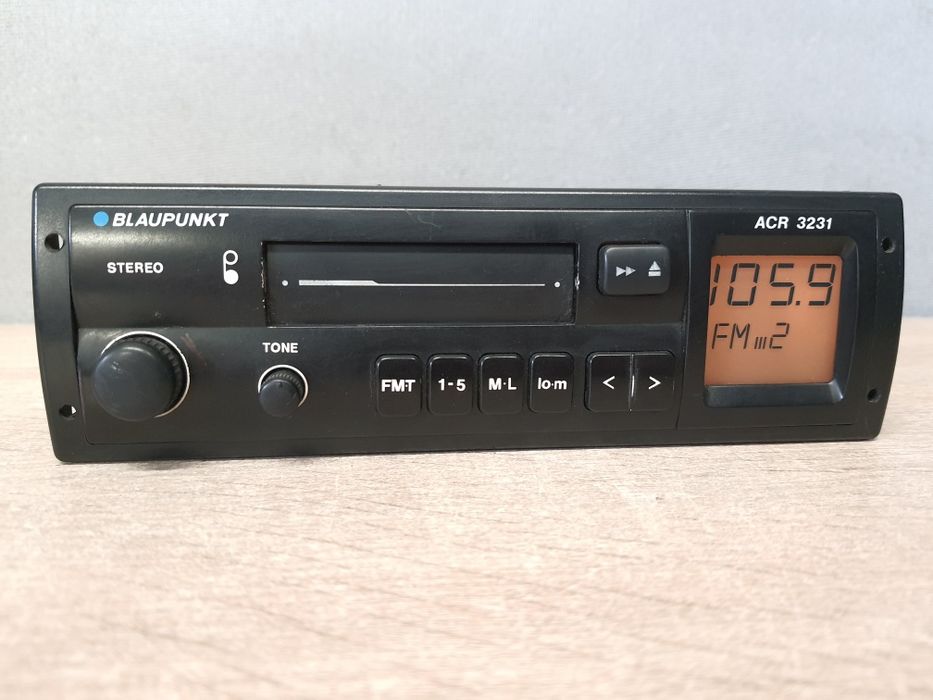 Radio samochodowe Blaupunkt ACR 3231 Kaseta BMW Audi Mercedes Klasyk radioodtwarzacz Retro Vintage