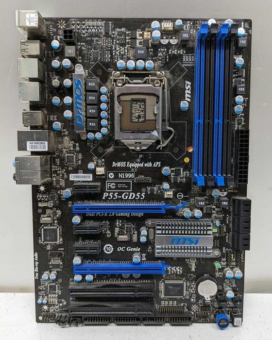 Материнская плата MSI P55-GD55 (s1156, P55) на запчасти