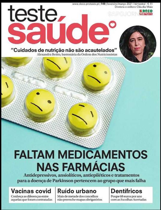 10 revistas TESTE SAÚDE da DECO LOTE 2