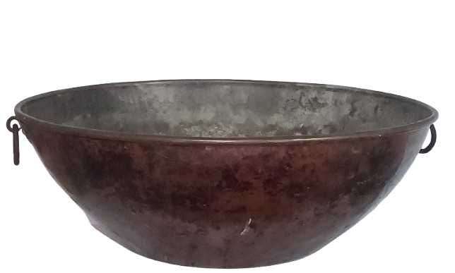 Alguidar grande em cobre