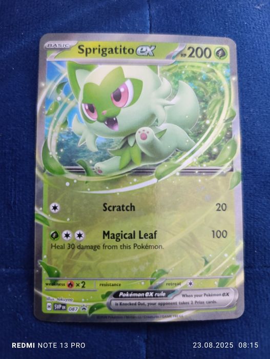 Sprigatito Ex - Promo - Karty Pokemon
