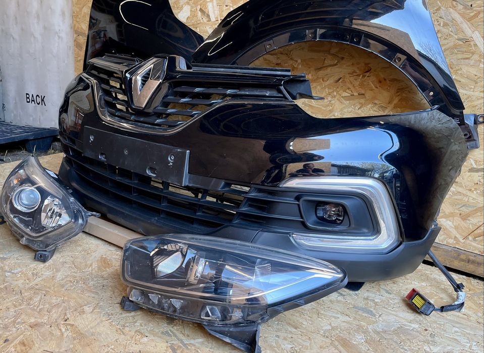 Kompletny przod RENAULT CAPTUR lift 16-19 kolor TECNE oryginal zderzak maska blotnik chlodnice