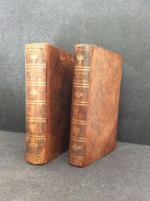 Les Caractères de Théophraste, traduits du grec... 2 volumes ( obra completa ). Ano 1806