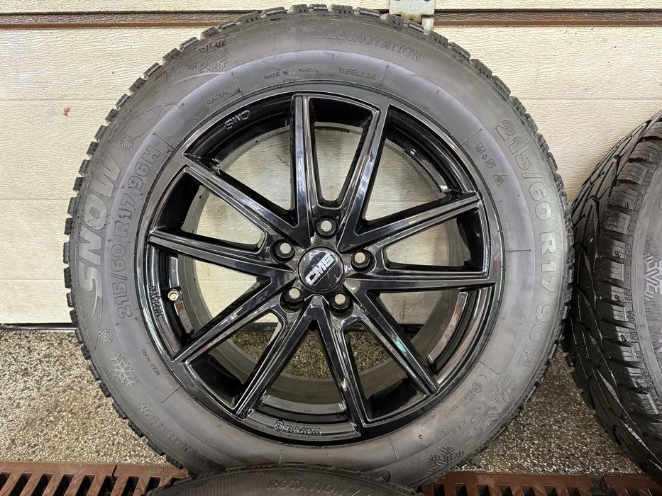 Alufelgi 17’ z oponami Kormoran 215/60/17 5x112 Audi Volkswagen Mercedes