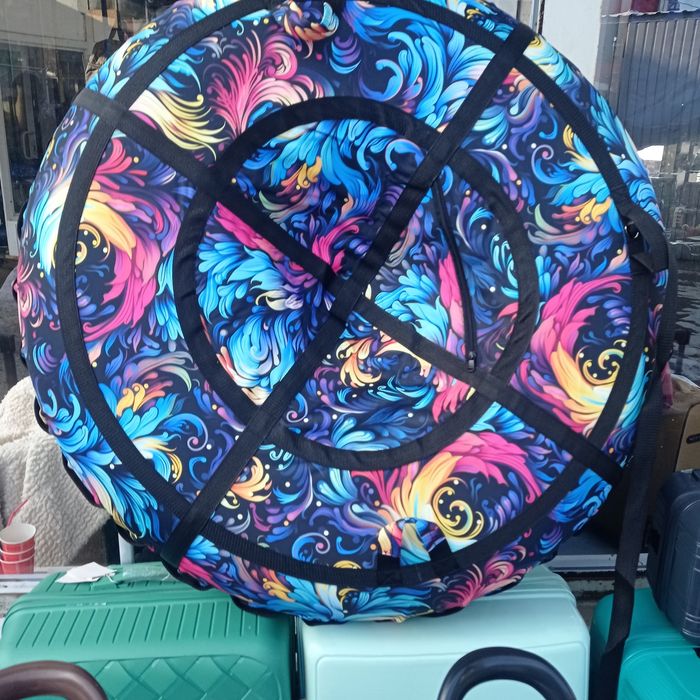 АКЦІЯ!! Тюбінг 110- 120 см | Ватрушка | Надувні санки | Камера R16 | Д