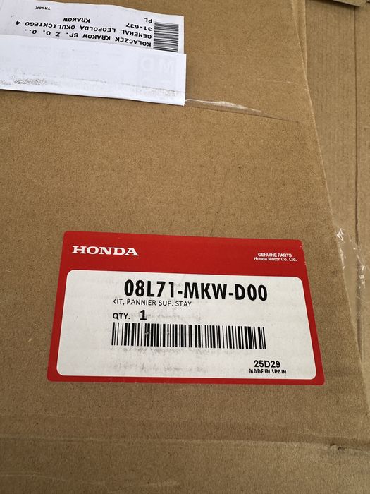 Honda NC750X Stelaż Kufrów Bocznych OEM