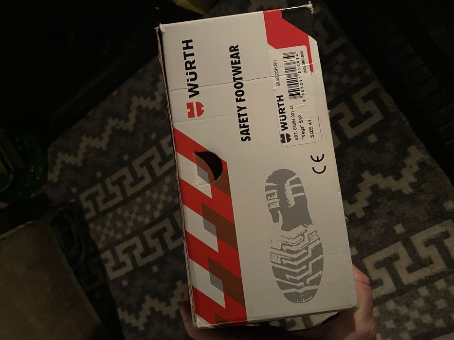 Захисні робочі черевики, взуття для роботи "Vega", розмір 41