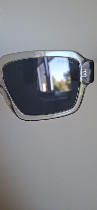 Okulary prada pr 02ZS kwadratowe ochrona UV męskie