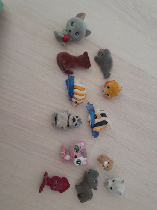 Mini animais peludos coleção antiga