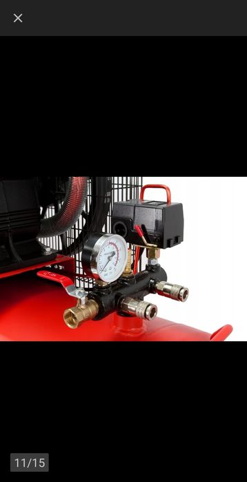 Profesjonalny kompresor-sprężarka 200l . 5.5hp. UDT 600l/min