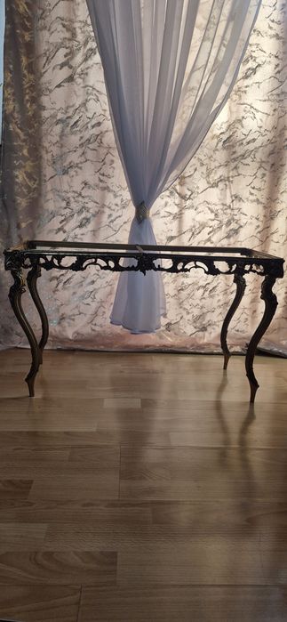 Konsola przyścienna mosiężna