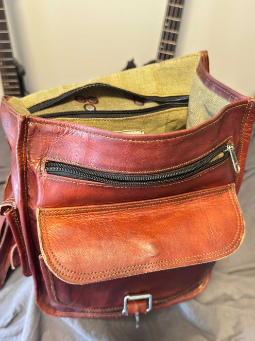 Plecak z naturalnej skóry