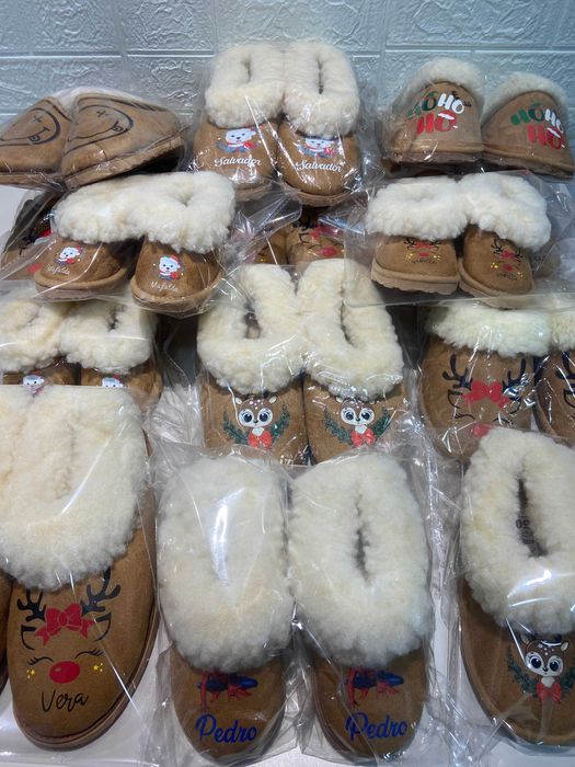 Chinelos e Pantufas Serra da Estrela de Natal Personalizados