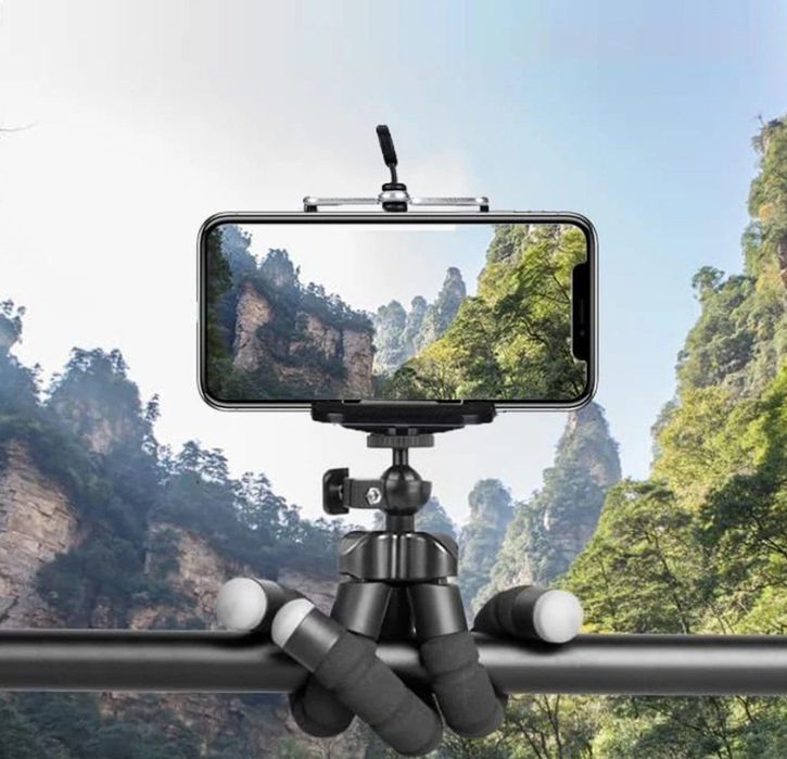 Гнучкий штатив для зйомок в різноманітних умовах та ракурсах, блогінг