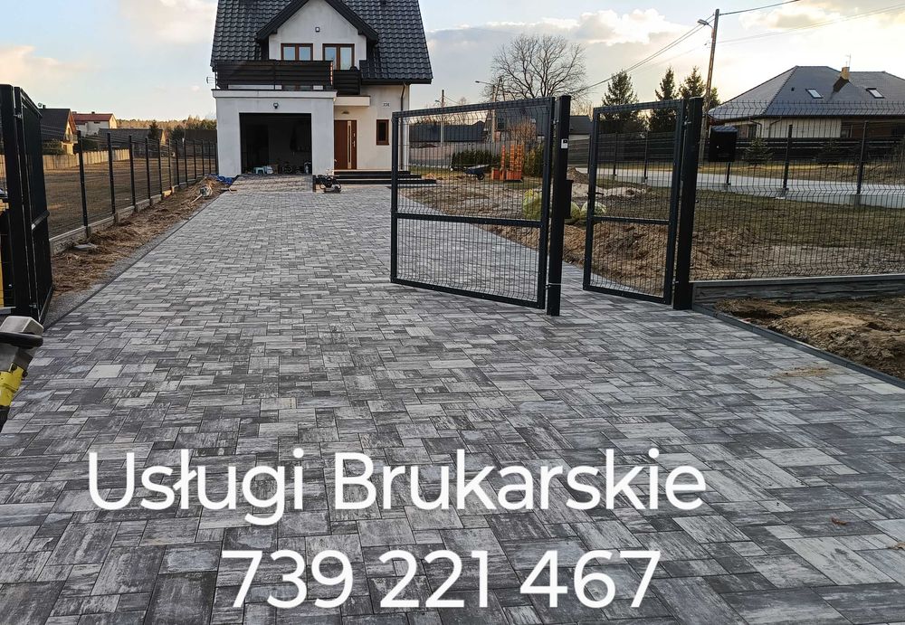 Układanie kostki brukowej Brukarstwo Usługi Brukarskie