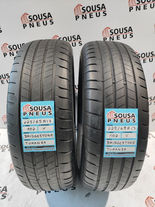 2 pneus semi novos 225-65R17 Bridgestone - Oferta dos Portes