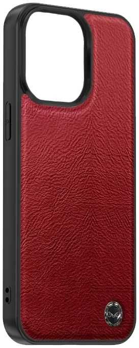 Чохол Keephone Lucca Waxed Leather Case for 15 Plus Brown / Red