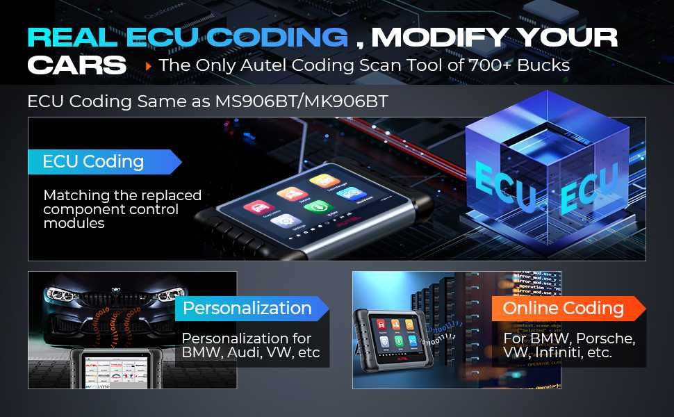 Máq. Diagnostico Auto Autel MP808S em Portugues