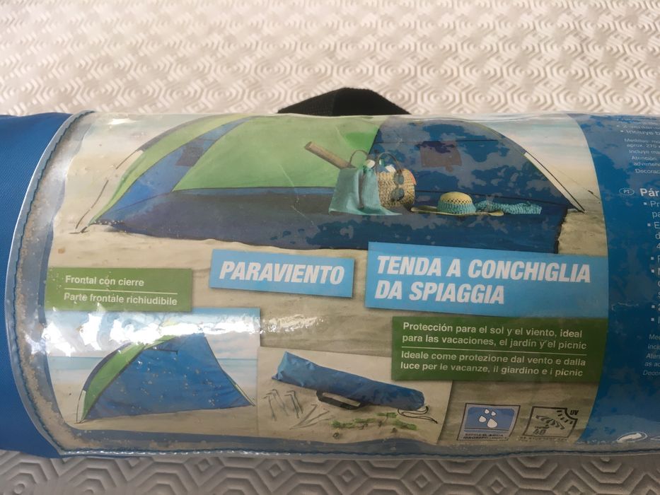 Pára-vento praia meia lua Crivit