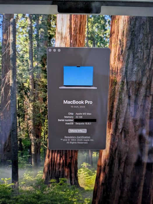 MacBook Pro 16” M2 Max 2023, 32GB RAM, 1TB SSD - Como novo