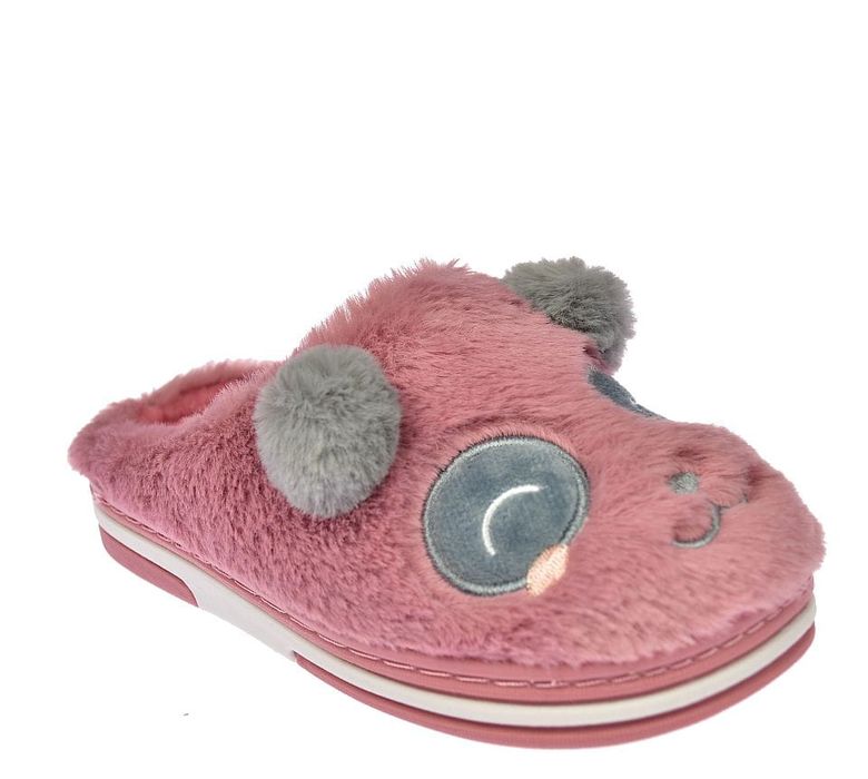 Kapcie zwierzaki pluszowe pantofle KP11C-1 róż rozm. 30