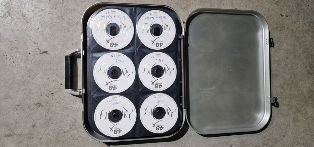 Mala Rigida para 180 CDs e DVDs