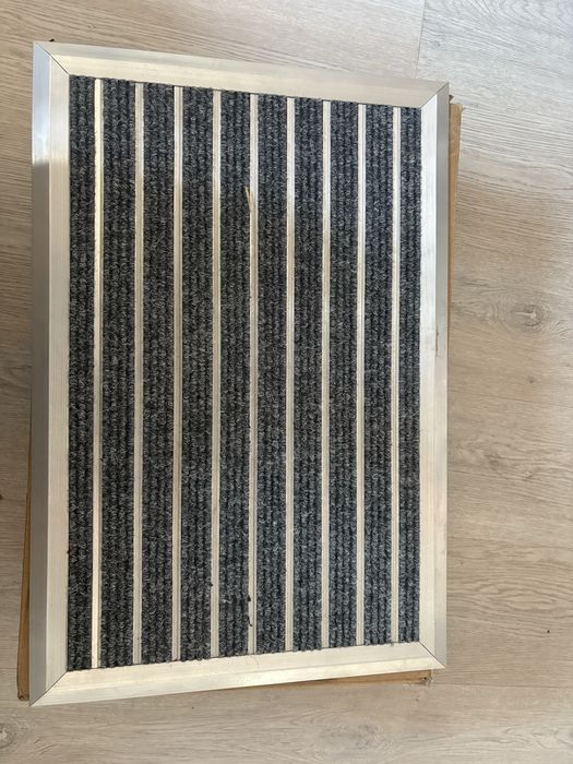 Relaxdays Wycieraczka aluminiowa, 60 x 40 cm