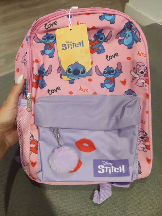Mochila pré escolar Stitch novo com etiqueta