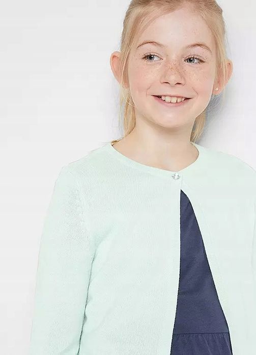 B.P.C sweterek bolerko miętowe ^152/158