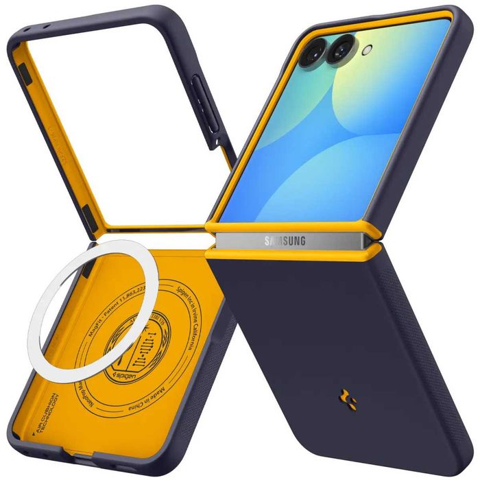 Чехол Spigen Nano Pop MagFit для Samsung Galaxy Flip 8  Blueberry Navy