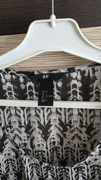 Cieniutka bluzka tunika damska H&M  34.