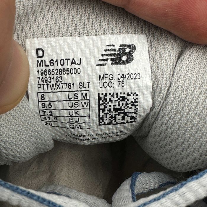 Кросівки New Balance 610 Оригінал Mercury Blue/Sea Salt